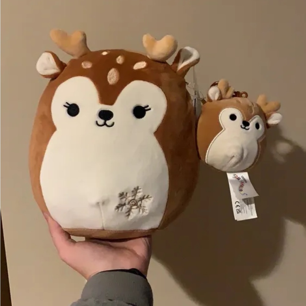dawn holiday 8 inch clip duo squishmallow
